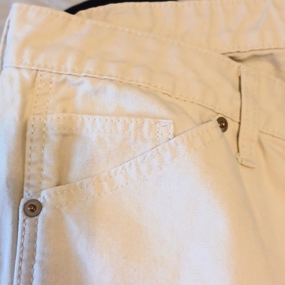 No Boundaries sz 12, carpenter jeans in winter white. 4 pockets - Picture 8 of 9